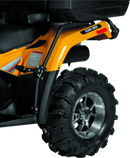 QuadBoss 06-09 Can-Am Outlander 400 HO Fender Protector with Steel Footpegs, 1 Inch Diameter Pair
