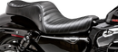 LE PERA Cherokee Seat - Pleated - Black - XL '04-'22 LK-026PT