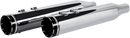 KHROME WERKS 4-1/2" HP-Plus® Slip-On Mufflers - Chrome with Tracer - Touring 202735