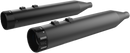 KHROME WERKS 4-1/2" HP-Plus® Slip-On Mufflers - Black with Klassic Tip 202830