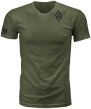 Harddrive Emblem Tee Olive Green/Black 3x