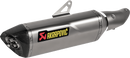 AKRAPOVIC Slip-On Line Muffler - Titanium - Ninja 500/Z500 S-K5SO1-HRT