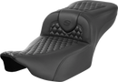 SADDLEMEN Roadsofa™ Extended Reach Seat - without Backrest - Honeycomb - FLTR/FLHX '23-'24 823-07-19000