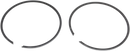 PROX Piston Rings - 71.00 mm - Arctic Cat 02.5597