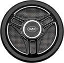 S&S CYCLE Air Cleaner Cover - Triple-Spoke - Black 170-0210