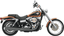 BASSANI XHAUST Road Rage Exhaust - Black - Long - '06-'17 FXD 13121J