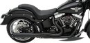 BASSANI XHAUST B1 2:1 Exhaust - Black 1S18RB