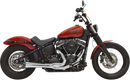 BASSANI XHAUST 2-into-1 Road Rage Exhaust System - Chrome 1S72R