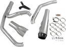 BASSANI XHAUST 2-into-1 Road Rage Exhaust System - Chrome 1S94R