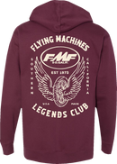 FMF Loyalty Hoodie - Maroon 2XL by FMF, Part Number FA24121901MRN2X