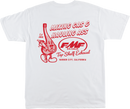FMF Top Shelf T-Shirt - White 2XL by FMF, Part Number FA24118905WHT2X