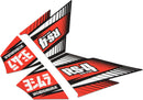 Yoshimura RS4-NB005 RS4 Muffler Decal Set (4 Pieces)