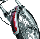 Kuryakyn Fork Skins for 2004 and Up Harley Davidson XL Models – Chrome Finish, Part 7202