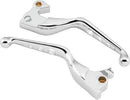 Bikers Choice 14-22 XL Chrome O Series 4 Hole Lever Set for Powersports Bikes
