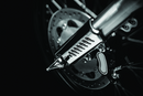 Kuryakyn Lower Leg Deflector Shields for Harley Davidson Touring Models 2008-2009 - Chrome Accent Protection