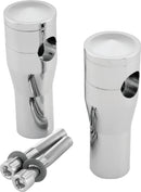 Bikers Choice 4 Inch Chrome Smooth Top Risers for BC and DNA Springer Front Ends