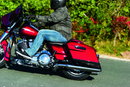 Kuryakyn Tri-Line Saddlebag Hinge Covers for Harley-Davidson Touring Models - Gloss Black Part