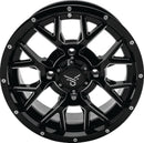 QuadBoss Barbwire 14x7 - 5+2 - 4/137 Milled Alloy Wheel