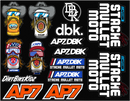 DBK Ap7 Sticker Sheet 8.5 x 11 Inches - Durable Decal Sheet for Customization