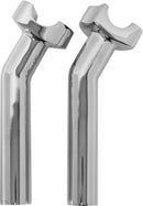 H Bar Risers 6.5" Pullback Chrome