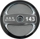 S&S CYCLE Stealth Air Cleaner Cover - Black - 143" 170-0323