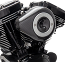 S&S CYCLE Air Cleaner Cover - Mini Teardrop - Carbon Fiber 170-0501