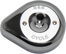 S&S CYCLE Air Cleaner Cover - Teardrop - Chrome 170-0530