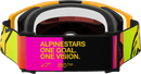 ALPINESTARS GOGGLES Vision 8 Goggle - Corp - Yellow/Pink - Red Mirror Lens 5101625-5023