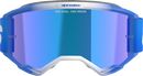 ALPINESTARS GOGGLES Vision 5 Goggle - Blaze - Blue - Blue Mirror Lens 5102125-7271