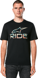 ALPINESTARS Ride 4.0 CSF T-Shirt - Camo Black - Large 1214-73114-10-L