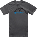 ALPINESTARS Always 2.0 CSF T-Shirt - Charcoal/Black/Blue - Large 1214-73106-1818-L