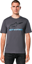 ALPINESTARS Always 2.0 CSF T-Shirt - Charcoal/Black/Blue - Medium 1214-73106-1818-M
