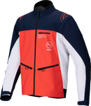 ALPINESTARS Lite-Dura Softshell Jacket - Navy/Orange/White - Small 3700225-7162-S