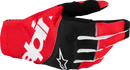 ALPINESTARS Techstar MX Gloves - Black/Bright Red - XL 3560125-1303-XL