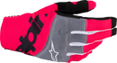 ALPINESTARS Techstar MX Gloves - Black/Fluo Pink - XL 3560125-1390-XL