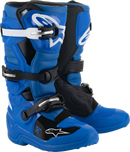 ALPINESTARS Youth Tech 7S Boots - Blue/Black/White - US 5 / EU 38 2015017-712-5