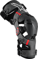 ALPINESTARS Supertech RK-10 Plasma Knee Braces - Black/Red - XL 6501425-13-XL