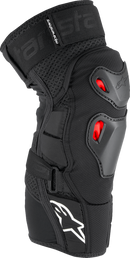 ALPINESTARS Bionic Pro Plasma Knee Protectors - Black/Red/White - S/M 6503125-132-SM