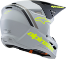 ALPINESTARS Youth SM3 Helmet - Radium - Matte Gray/Black/Yellow Fluo - Medium 8301825-9510-YM