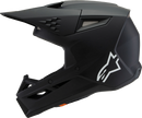 ALPINESTARS Youth SM3 Helmet - Solid - Matte Black - Medium 8302225-110-YM