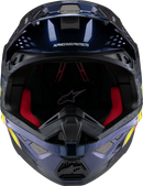 ALPINESTARS Supertech M10 Helmet - TLD Edition 25 - MIPS® - Gloss Dark Blue/Orange/Yellow/Fluo Red - Small 8300225-7156-S