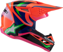 ALPINESTARS Youth SM3 Helmet - Deegan - Gloss Orange Fluo/Purple/Pink Fluo - Small 8301425-433-YS