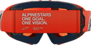 ALPINESTARS GOGGLES Youth Vision Goggle - Corp - Orange - Red Mirror Lens 5140225-480