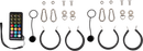 MOOSE OFFROAD Quick Release Whip - 4' - Pair PQR-CHSBTR1.8-142-PU
