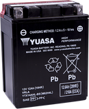 YUASA AGM Battery - YTX14AHL-BS .66 L YUAM62H4L