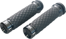 KHROME WERKS Klassic Grips - Custom Contour - Diamond - Black 500300