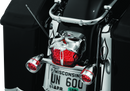 Kuryakyn Zombie Taillight Cover Chrome for Harley Davidson 2008-2009 Models