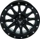 QuadBoss Wagon 15x7 - 5+2 Offset - 4/137 Bolt Pattern Milled Aluminum Wheel