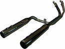 KHROME WERKS 2-into-2 Dominator Exhaust System with 4-1/2" Mufflers - Eclipse® with Race Tip - Twin Cam 201150