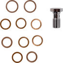 LA CHOPPERS Brake Line - Chrome LA-8059B13